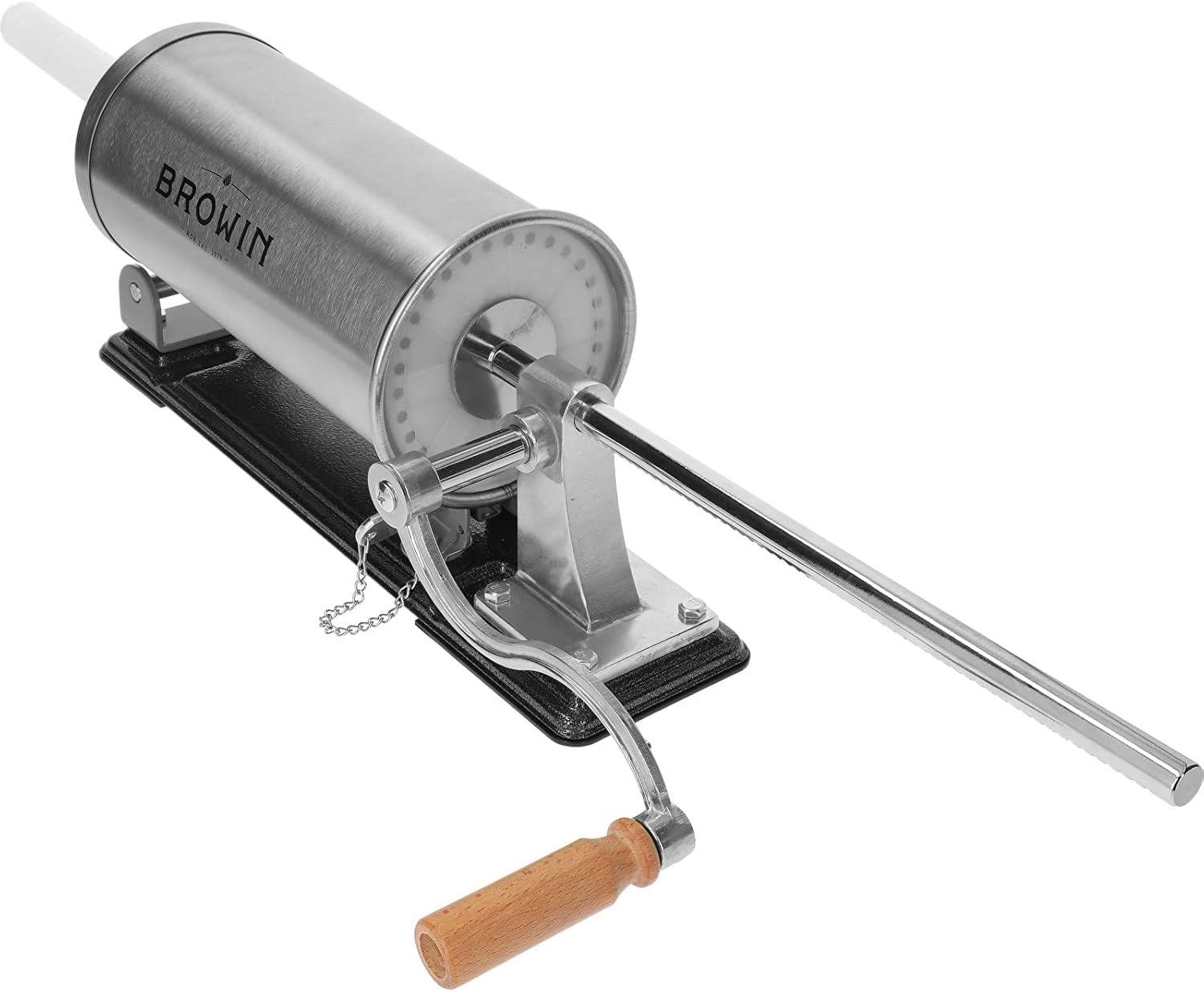 Browin 3kg Horizontal Stainless Steel Manual Sausage Filler