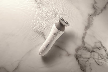 Philips Beauty Lady Shaver Series 6000 Cordless with 4 Accessories
