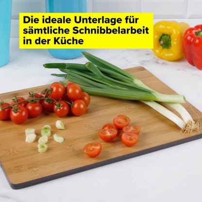 Tasty Bamboo Cutting Board 35.5x25x1.2 cm Brown & Grey