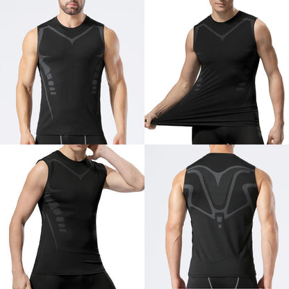 Smatstyle Men's Quick Dry Compression Sleeveless Sports Fitness Base Layer Tank Top