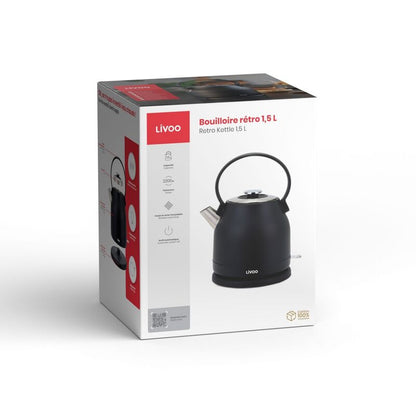 LIVOO DOD202N Retro Kettle 1.5 L