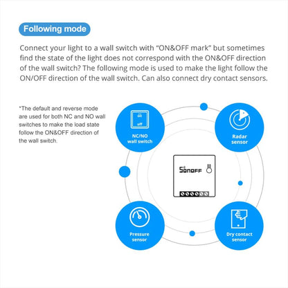 SONOFF Mini R2 10A Smart WiFi Wireless Light Switch Universal DIY Module