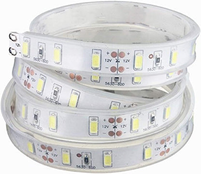 MASUNN 1M 5630 SMD LED Silicone Strip Waterproof Cool White 12V