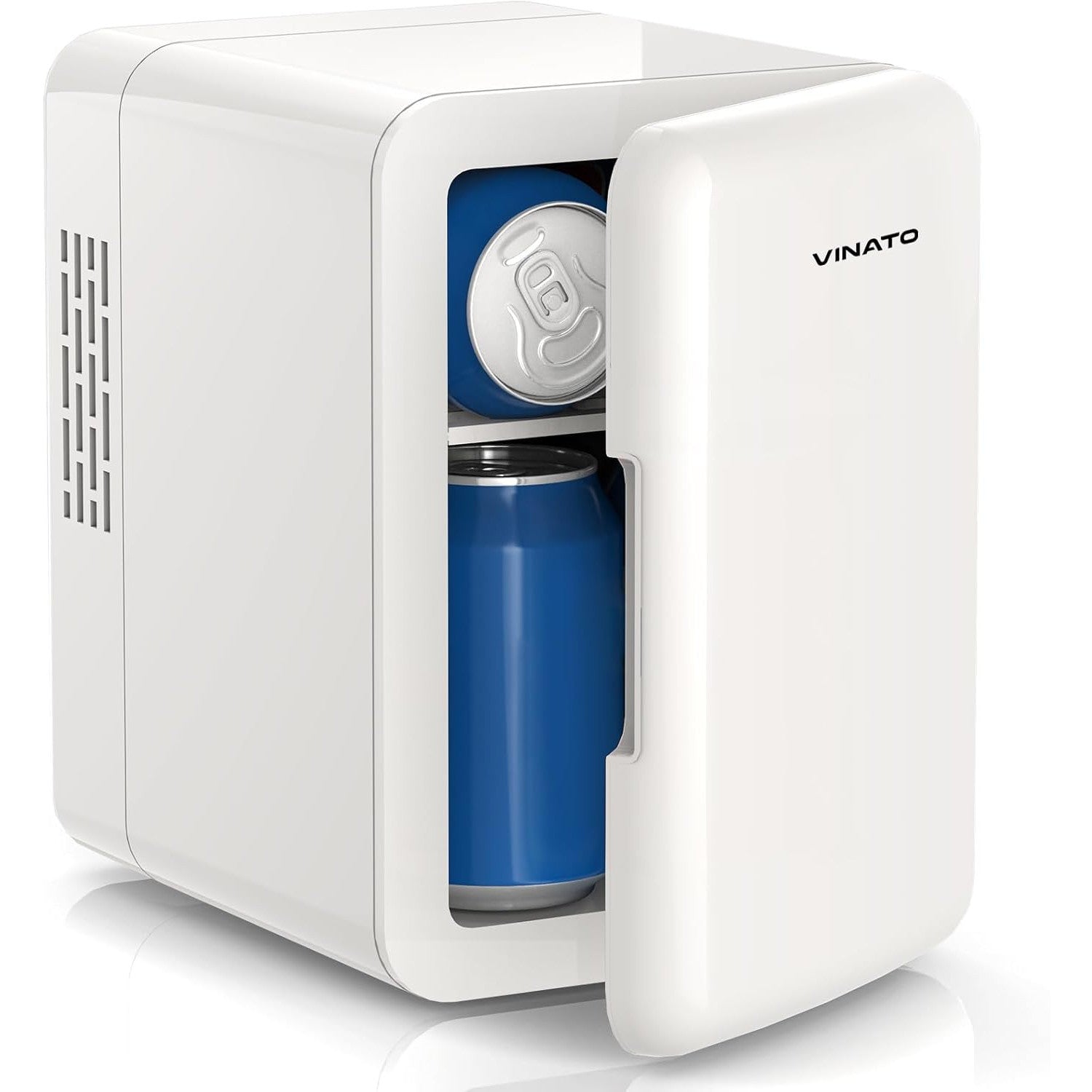 VINATO Mini Fridge 4L Portable Cosmetic & Car Fridge with Cooling/Heating, Quiet Operation