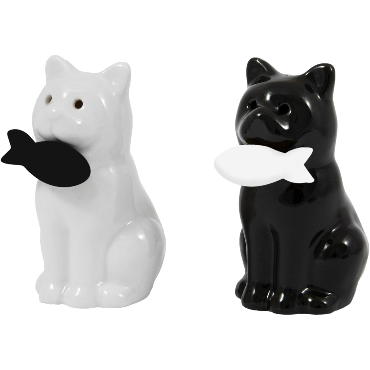 Fisura Original Cactus Ceramic Salt and Pepper Shakers Set