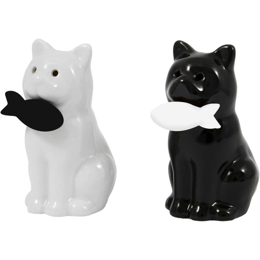 Fisura Original Cactus Ceramic Salt and Pepper Shakers Set