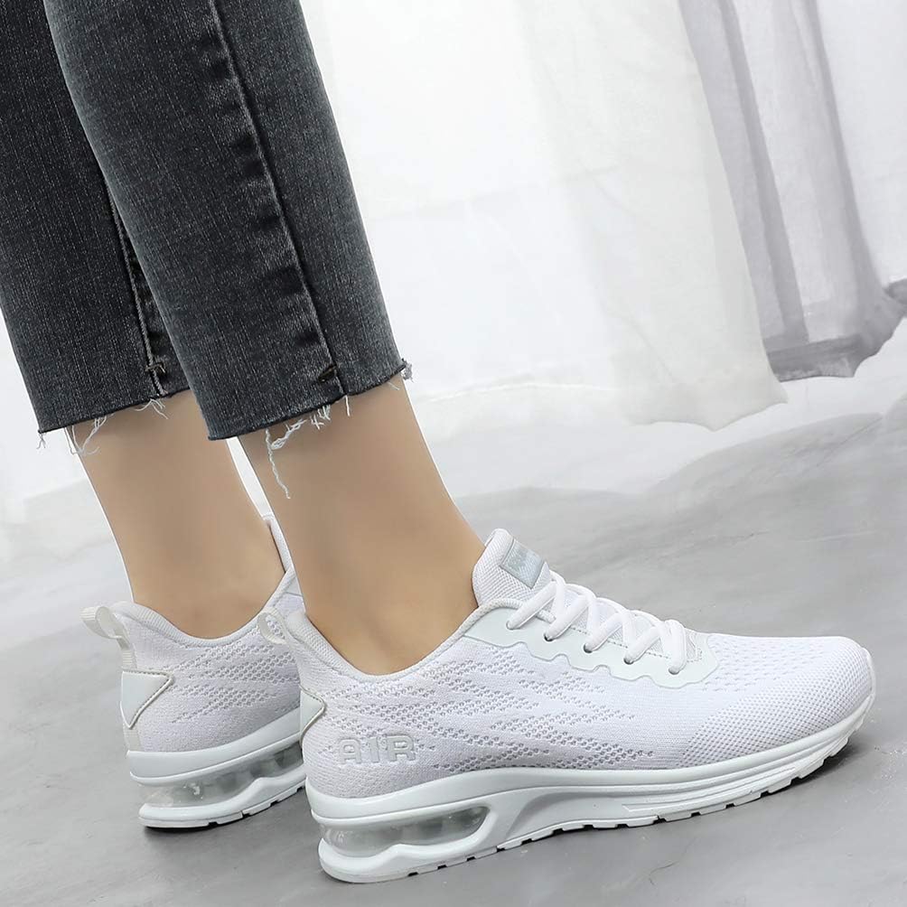 AFFINEST Women's Lightweight Breathable Air Cushion Gym Running Walking Shoes