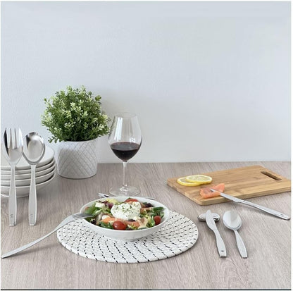 Lou Laguiole Figurine Mirror Stainless Steel Serving Cutlery Set