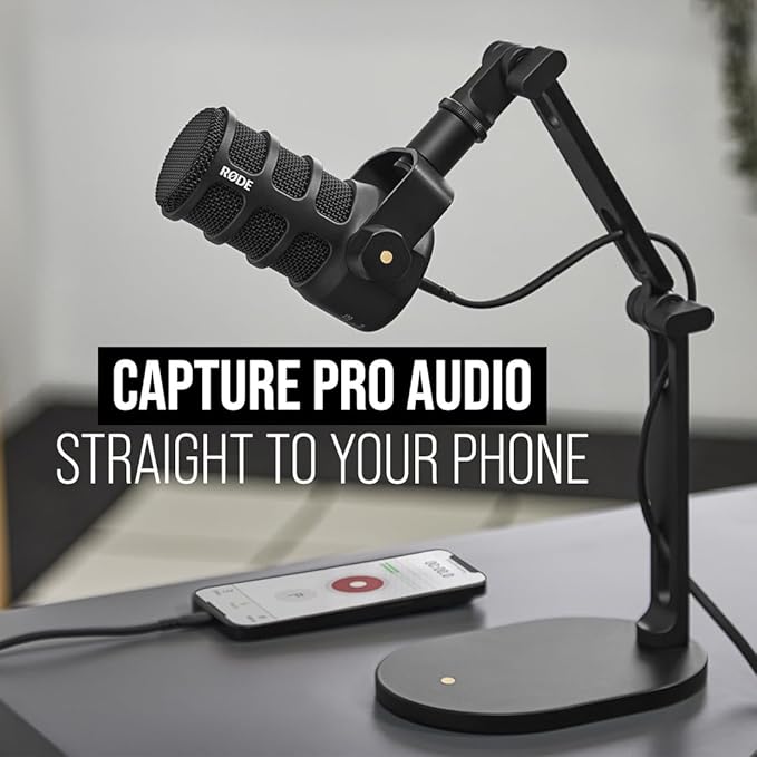 RØDE PodMic USB Dynamic Microphone for Podcasting, Streaming, Gaming