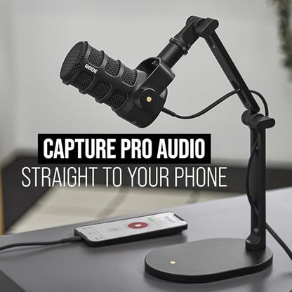 RØDE PodMic USB Dynamic Microphone for Podcasting, Streaming, Gaming