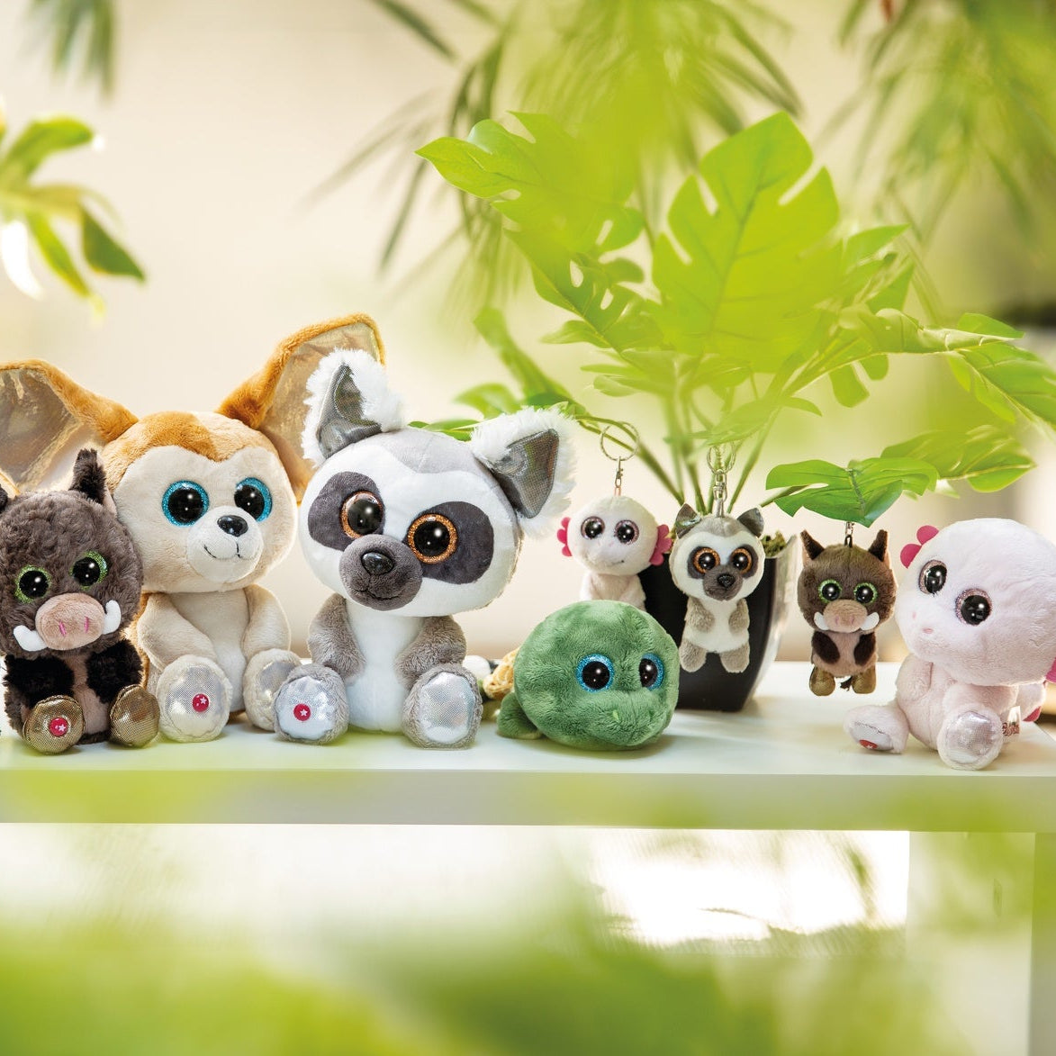 Glubschis Keyholder Lemur King Lou 9 cm