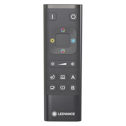 LEDVANCE SMART+ WiFi Remote with USB‑C Recharging, Black Aluminum