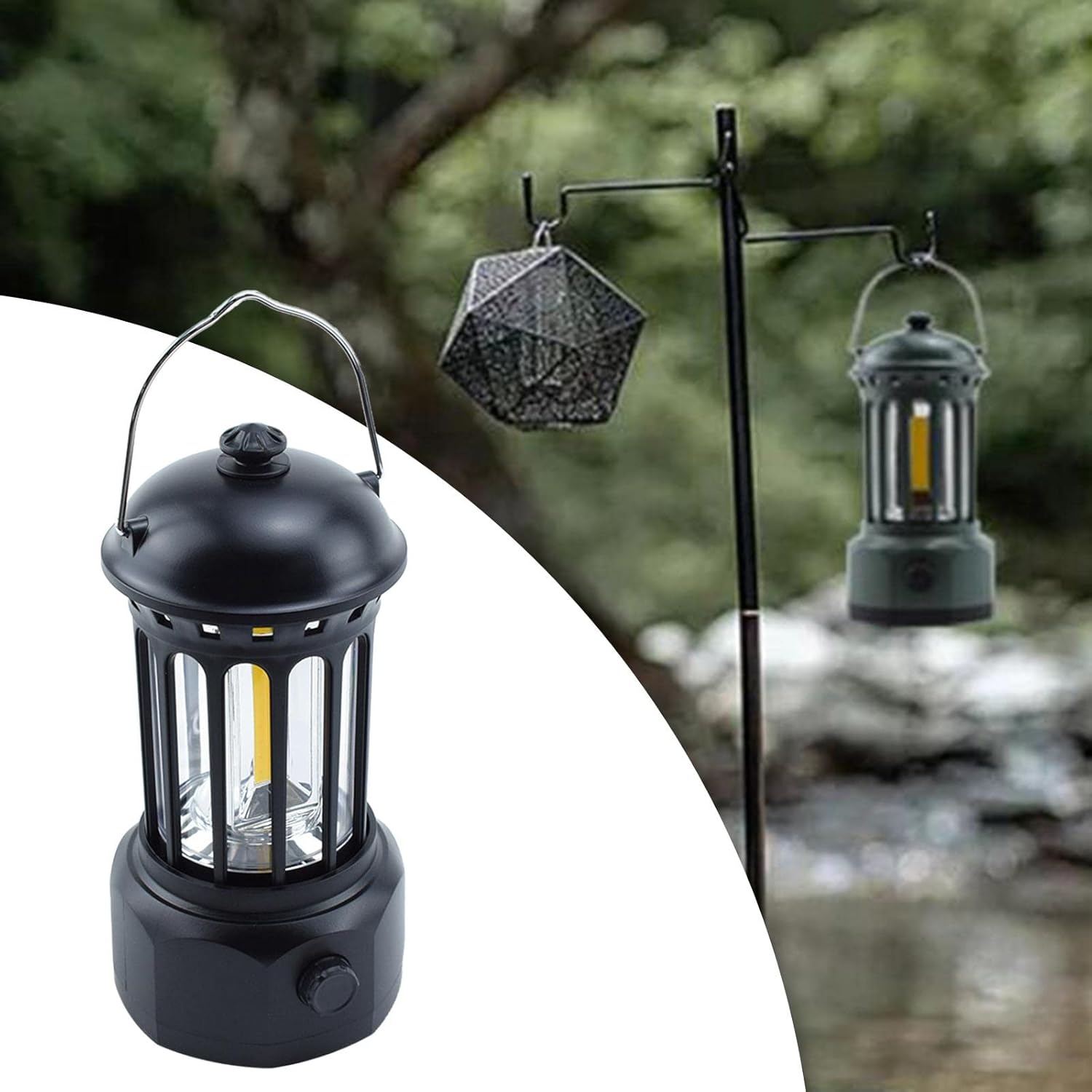 LOOM TREE Portable Camping Lantern – Super Bright Waterproof LED Light for Outdoor & Emergency Use