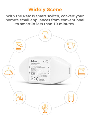 Refoss MSS710 Universal Smart WiFi Switch 2500W