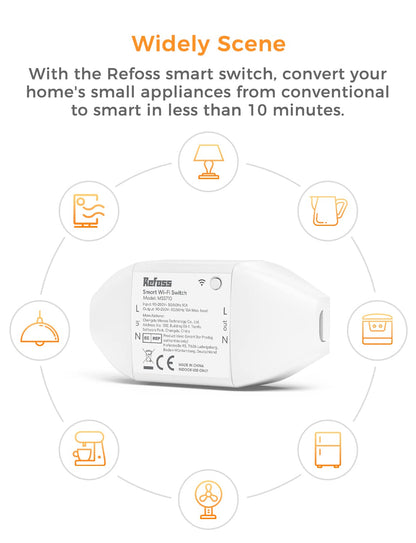Refoss MSS710 Universal Smart WiFi Switch 2500W