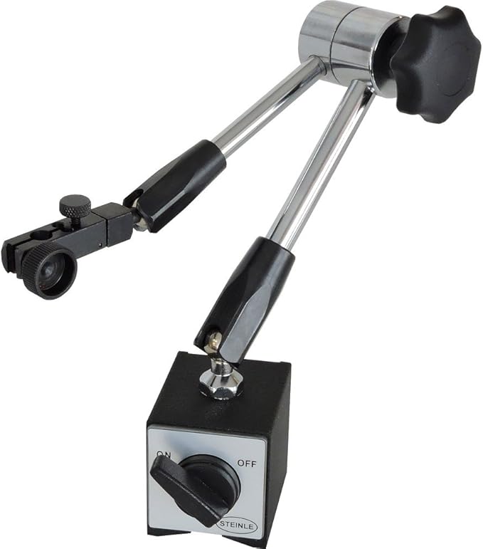 STEINLE Magnetic Tripod 3403 with Central Clamp 380mm, Fine Adjustment, 60kg Magnet
