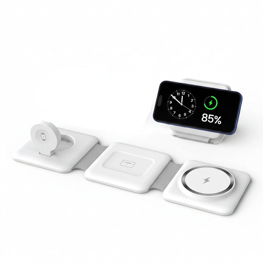Iseyyox CW340 3-in-1 Foldable Wireless Charging Station