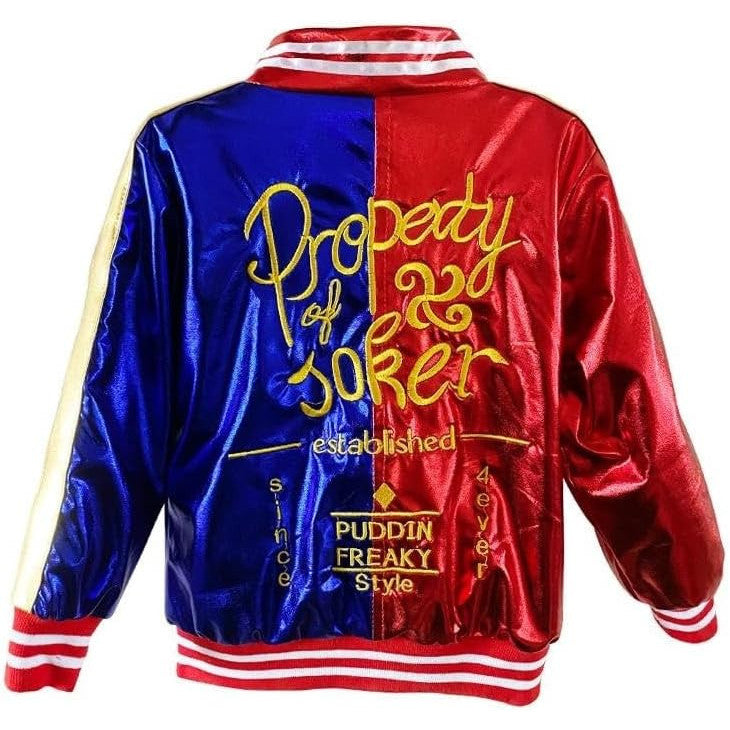 NIRANJAN Harley Quinn Adult Costume with Jacket, Shorts, and Accessories