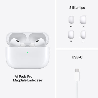 Apple AirPods Pro 2: Wireless In-Ear Headphones with Active Noise Cancellation