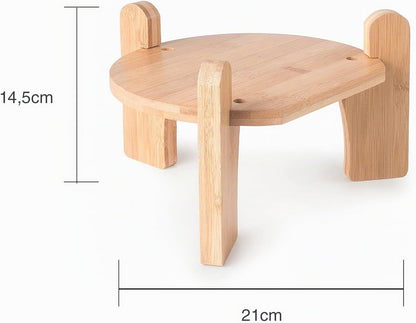 LACOR 61956 Bamboo Drink Dispenser Holder 21 x 14.5 cm