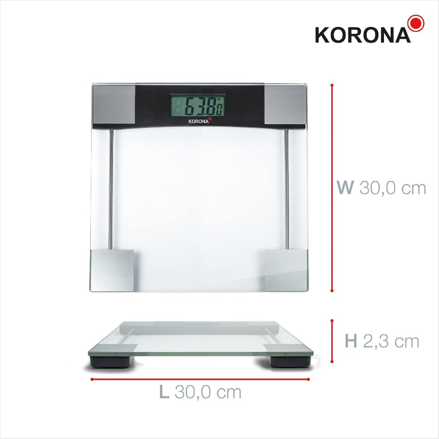 Korona 74551 SVENJA Digital Bathroom Scales