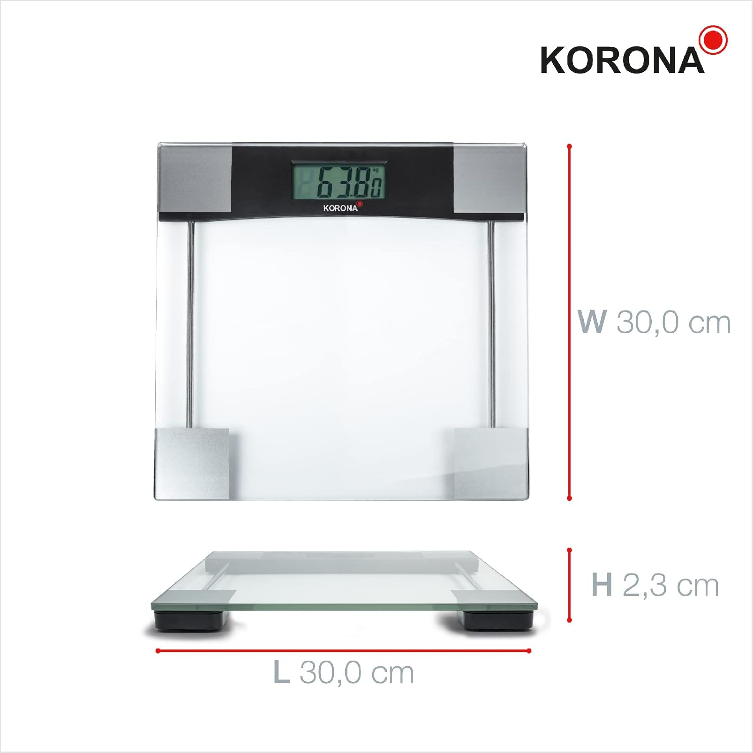 Korona 74551 SVENJA Digital Bathroom Scales