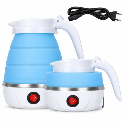 ZB-6 Foldable Electric Travel Kettle Blue 600ml