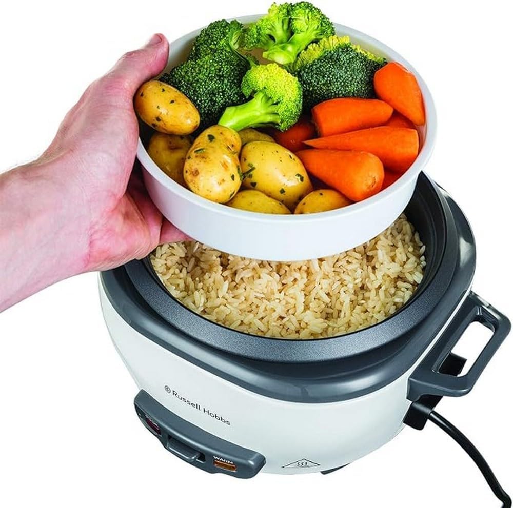 Russell Hobbs Rice Cooker 6 Servings Medium Keep Warm