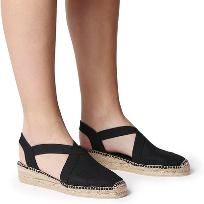 TONI PONS Verona Women's Vegan Cotton Wedge Espadrille