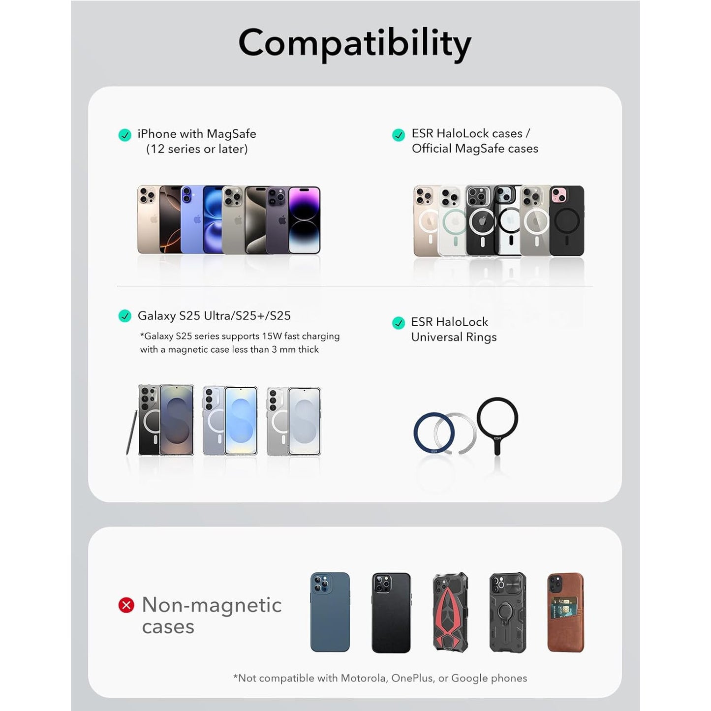 ESR Qi2 Foldable MagSafe Car Mount Charger for iPhone