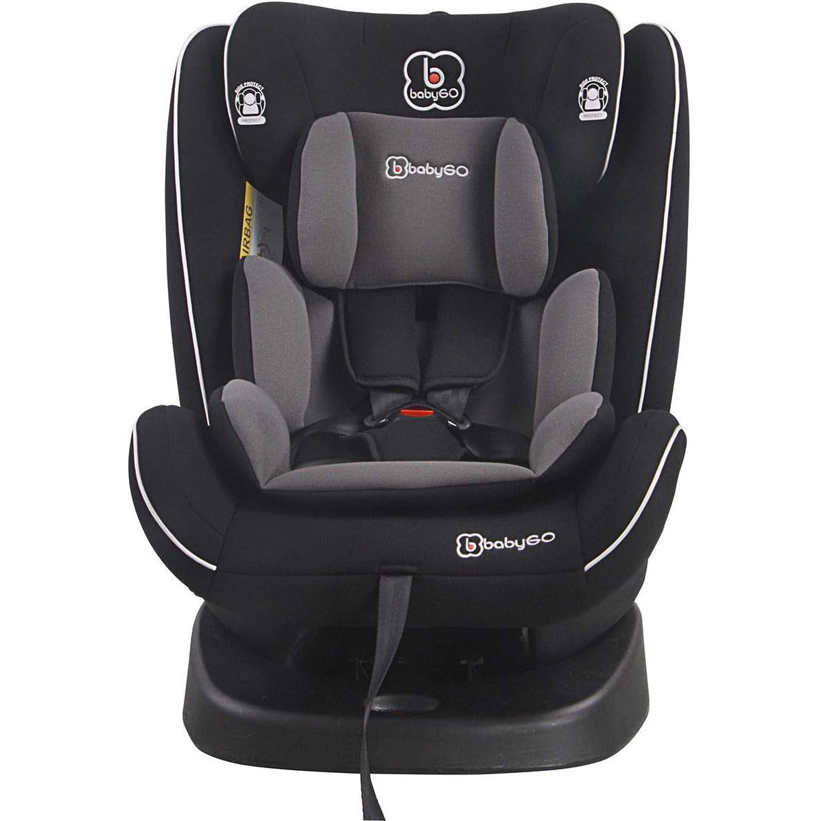 BabyGO Nova 360° IsoFix Car Seat - Black - (0-36 kg)