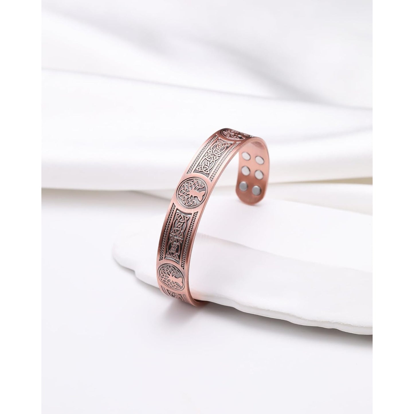 Jecanori 18X Strength Men's Magnetic Copper Bracelet – 3800 Gauss