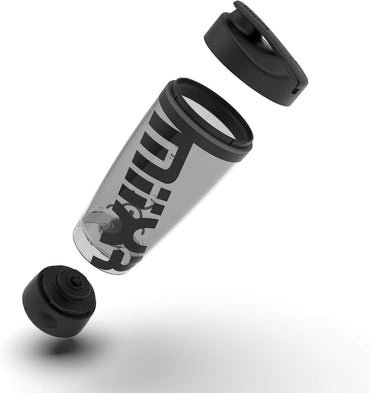 Promixx Original Battery-Operated Shaker Bottle 600ml Black Grey