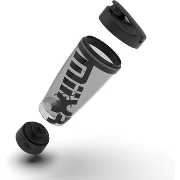 Promixx Original Battery-Operated Shaker Bottle 600ml Black Grey