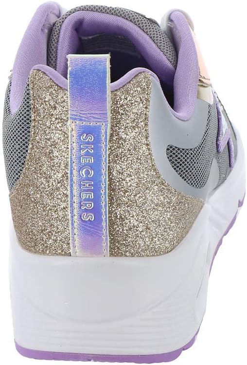 Skechers Girls Uno Starry Vibe Glitter Comfortable Lightweight Sneakers