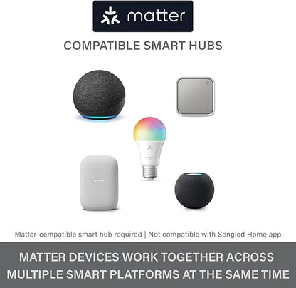 Sengled Smart LED Bulb: E27 Multicolor 60W Equivalent 800LM, Matter-Compatible - Gomix Brands Outlet