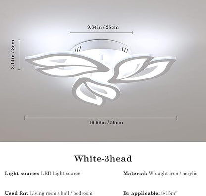Plafonnier 40W LED Ceiling Light with 3-Leaf Design