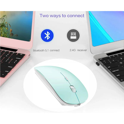 PEIBO Dual-Mode Bluetooth Wireless Mouse with USB‑C Adapter - Gomix Brands Outlet