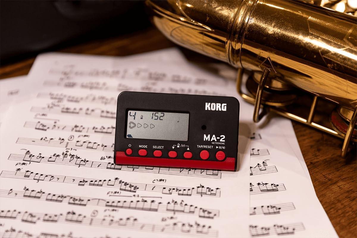 Korg MA-2 Digital Metronome for Orchestral Instruments Black and Red - Gomix Brands Outlet