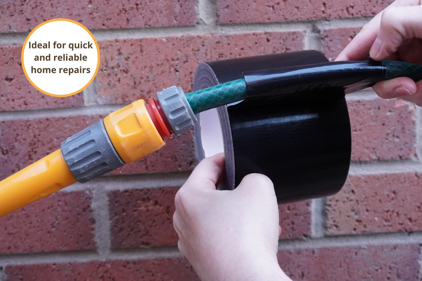 GTSE Wide Black 4‑Inch Heavy‑Duty Waterproof Duct Tape 100mm×50m