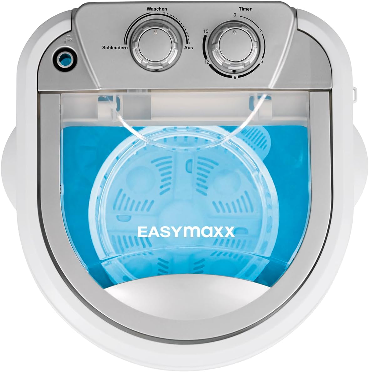 EASYmaxx Mini Portable Washing Machine 3kg Capacity for Camping