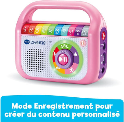 VTech Music'Kid Rose Bluetooth Musical Player for Kids