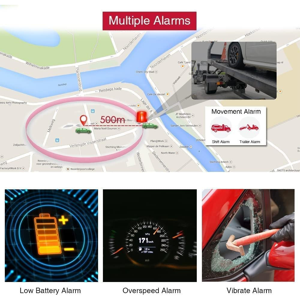 TKMARS Mini GPS Tracker with Voice Monitoring, Magnetic, 58g