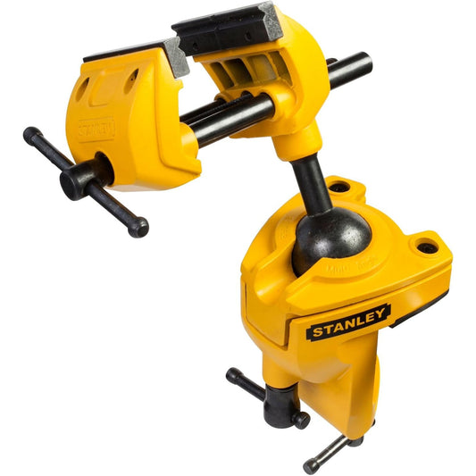 Stanley Maxsteel Multi-Axis Vise: Precision Swivel Ball Joint, 55 lbs Clamping Force
