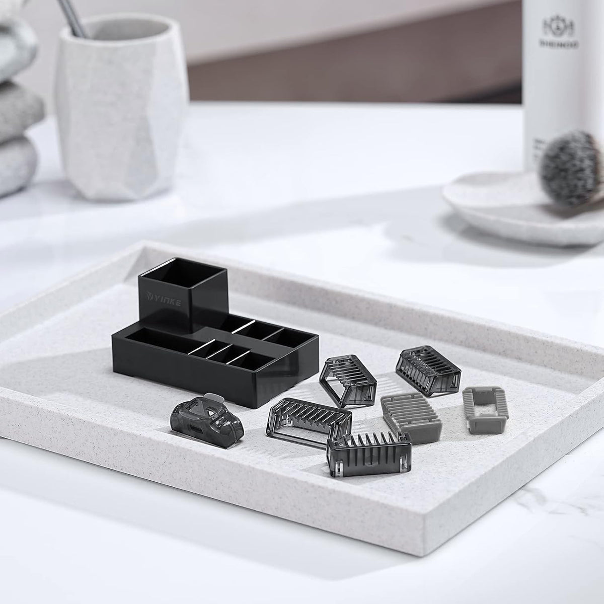 Yinke Shaver Stand with Guide Comb Set for OneBlade QP2520 QP2630
