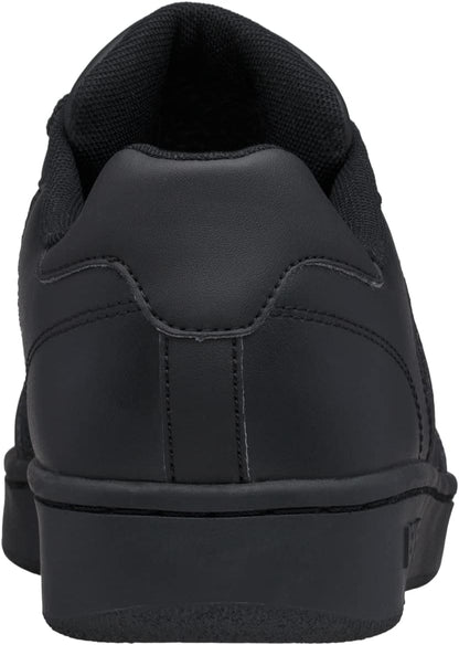K-Swiss Court Palisades Men's Leather Trainer Shoes Black