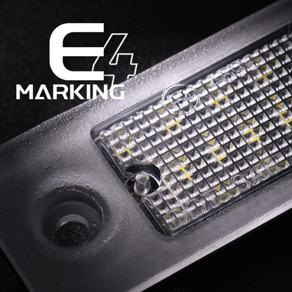 njssjd 2X Canbus LED License Plate Light for Volvo C30 2008-2013 18-SMD 6000K White Tag Lamp OEM # 31213991