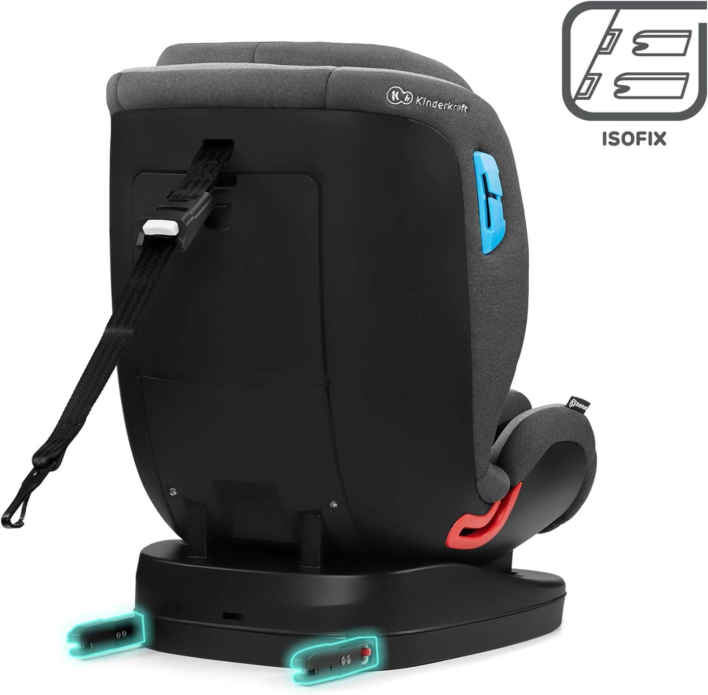Kinderkraft Isofix Vado Car Seat, Group 0+/1/2, H-Guard, Black