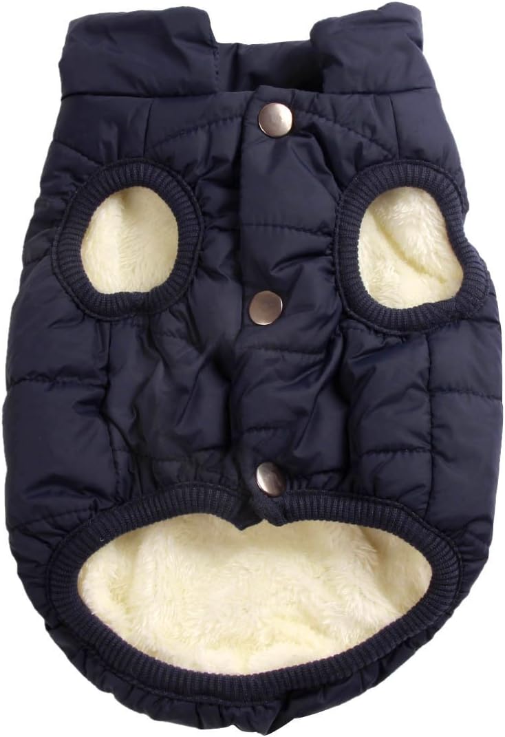 JoyDaog Fleece Lined Dog Jacket: Warm, Windproof Winter Vest
