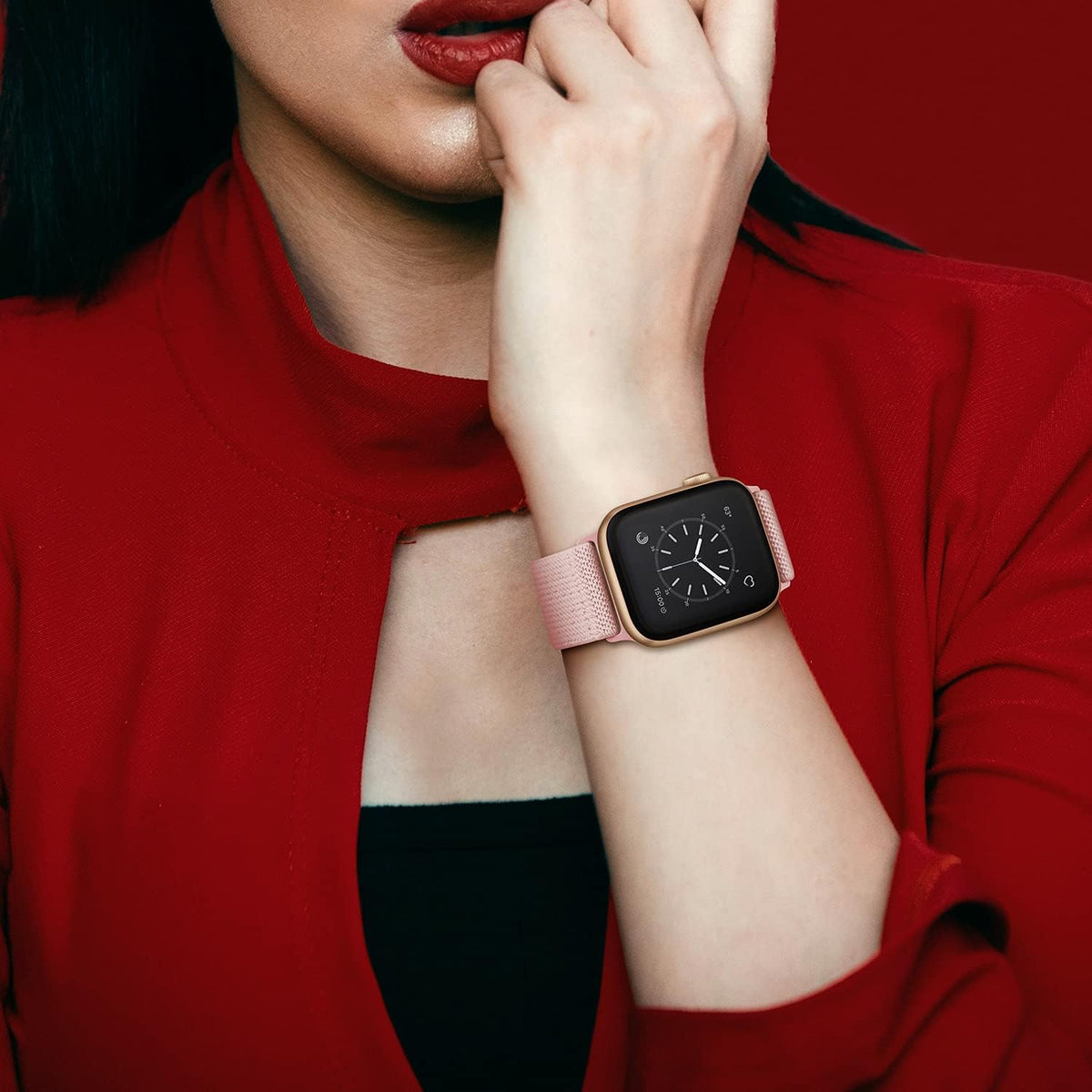 OXWALLEN Stretch Solo Loop Band for Apple Watch